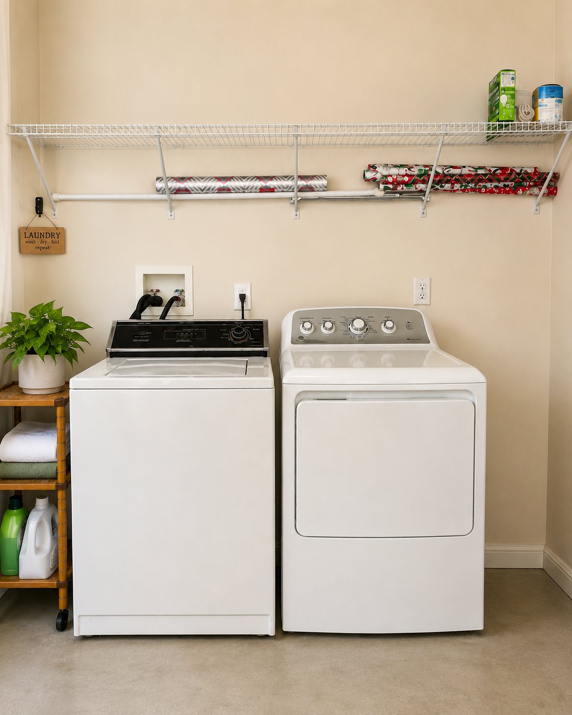 Washer and dryer