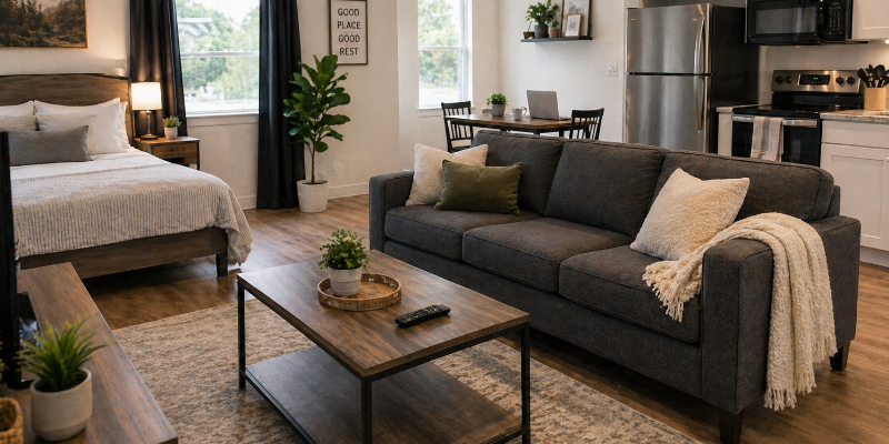 How to Furnish a Mid-Term Rental Without Overspending