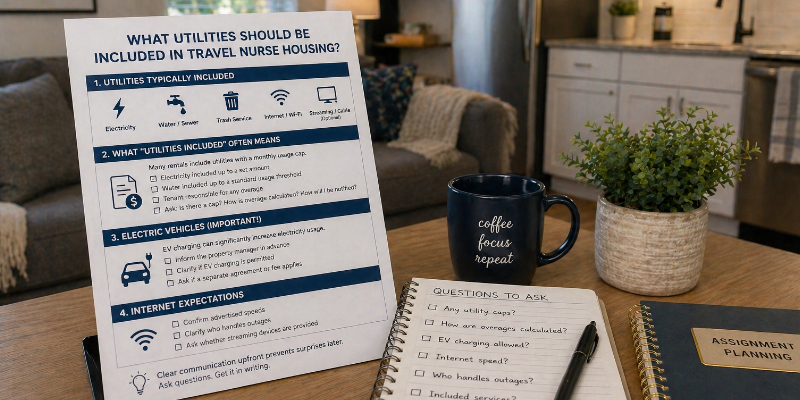 What Utilities Should Be Included in Travel Nurse Housing?